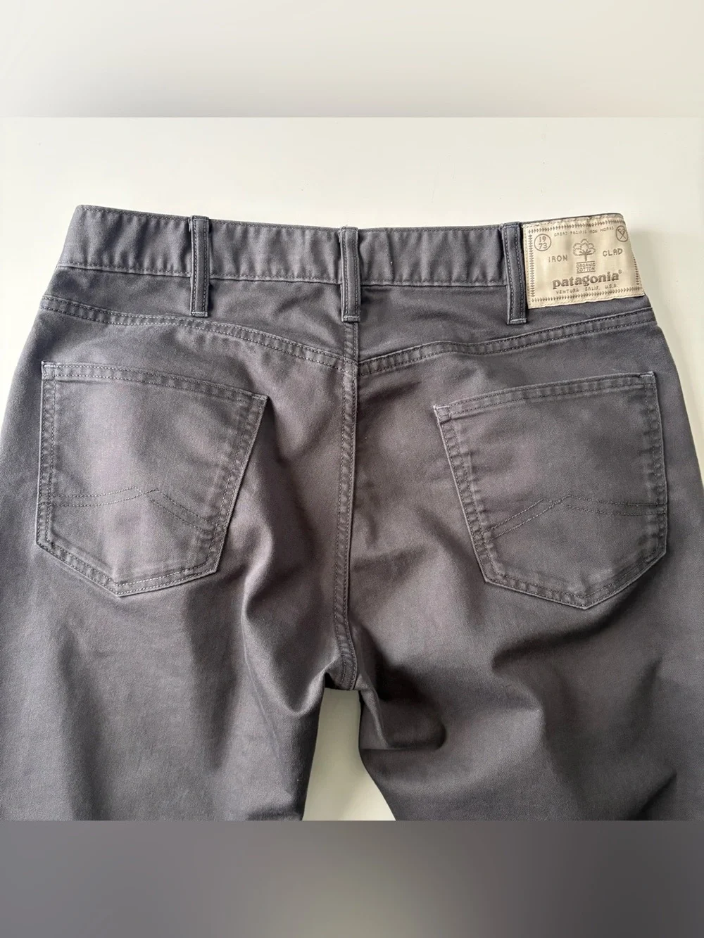 Patagonia Men's Dark Gray Straight-Fit Pants Size 30x30